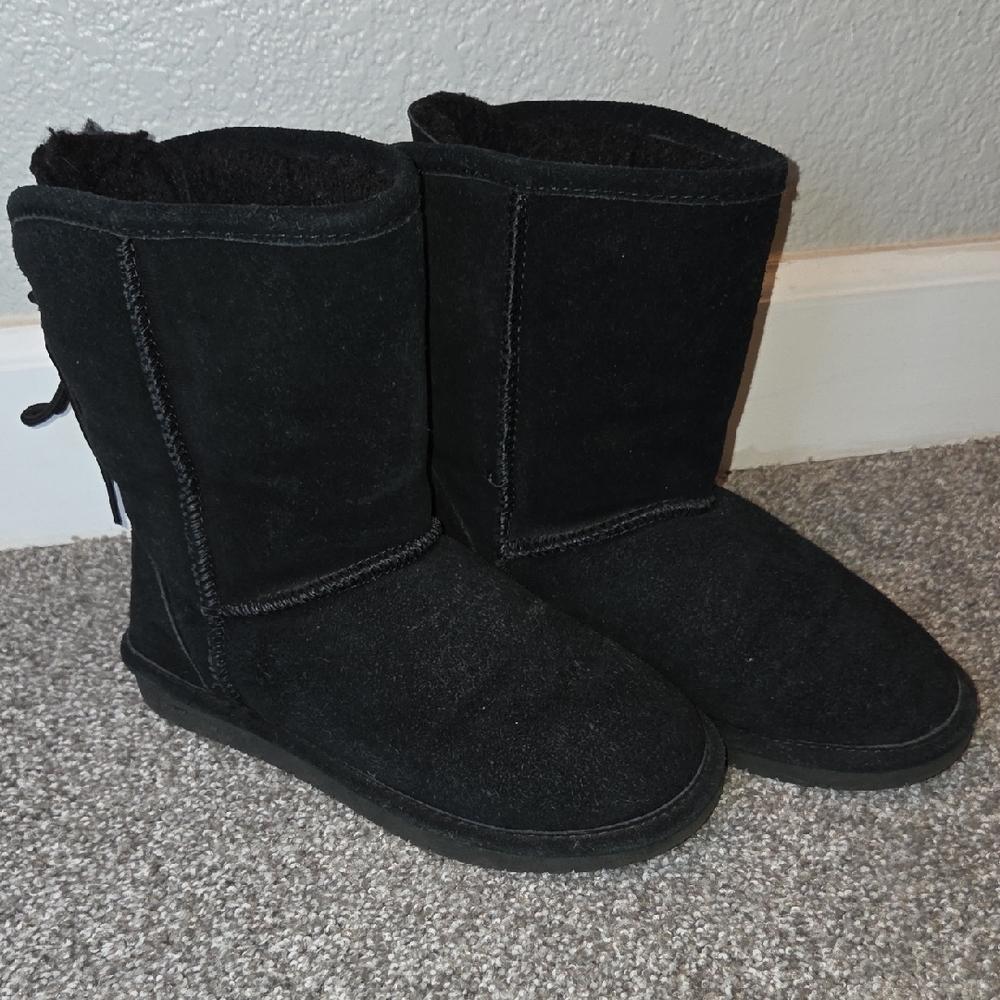 Women's Black Suede Boots
